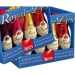 2 casiers bleu de 12 bouteilles chocolat a liqueurs abtey