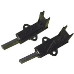 2 charbons moteur + supports lave linge ariston ar1290tfr