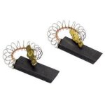 2 charbons moteur + supports lave linge bosch waa20161pl / 05
