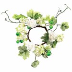 2 d�corations florales pour photophore - roses