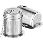 2 distributeurs de th�, distributeurs de th� de cuisson, equip�s d'un filtre a boules a th� a mailles ...