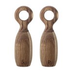 2 moulins sel et poivre en bois scandi - bloomingville