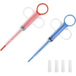2 pcs lance pilule chat, pet pill dispenser, seringue pour animaux de compagnie, animaux mdecine distributeur ...