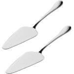 2 pcs pelle a tarte en acier inoxydable, pelle a gateau 23 cm couteau a g�teau pelle a pizza avec bords ...