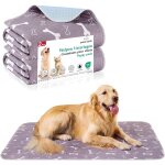 2 pcs tapis antidrapant absorbant pour chiots tapis pour chiens, chats, lapins pads d'entranement couverture ...