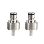 Promotion! 2 pièces / lot 304 bouchon de carbonatation en acier inoxydable 5 / 16 pouces barbe, type ... Promotion! 2 pièces / lot 304 bouchon de carbonatation en acier inoxydable 5 / 16 pouces barbe, type ...