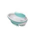 2 pi�ces vert brosse de bain pour chien, animaux de compagnie brosse de massage pour le bain, pour le ...