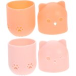 2 pi�ces coquetier beaut� contenants de stockage d'�ufs de maquillage eponge d'oeuf de maquillage porte ...