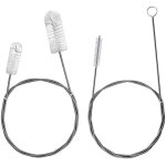 2 pi�ces de nettoyage flexible, 160cm brosses de nettoyeur de drain pour tuyau, evier, paille, tube aquarium ...