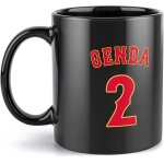 No. 2 sosuke genda mug baseball cheer tasse  caf en cramique pour le bureau  domicile cadeau ...