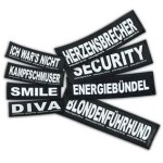 2 stickers velcro julius - k9, l, out of control - 151620