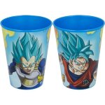 2 verres / gobelets melamine dragon ball z 260 ml