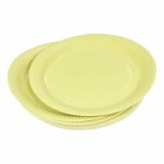 Lot de 20 assiettes en carton vitamine 18cm tilleul Lot de 20 assiettes en carton vitamine 18cm tilleul