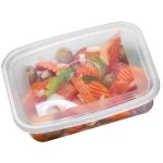 20 barquettes plastique alimentaire plastipack couvercle indpendant contenance environ 750 ml