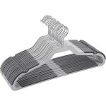 20 cintres antid�rapants gris