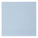 20 serviettes papier bio 33cm bleu pastel