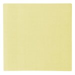 20 serviettes papier bio 33cm jaune pastel