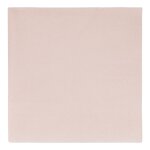 20 serviettes papier bio 33cm rose pastel