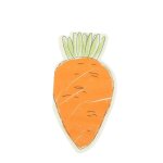 20 serviettes papier carotte 20x38. 5cm orange