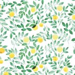 20 serviettes papier mon citronnier jaune 33cm