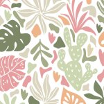 20 serviettes papier mexican vibes vegetal 33cm