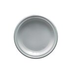 200 assiettes plastique rondes 20. 5cm blanc
