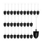 200 pcs mini pelle cuill�res pour dessert jetable en plastique cuill�res en forme de pelle mini cuill�res ...