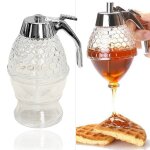 200ml miel sirop distributeur pot nid d'abeille bouteille miel presser distributeur mini jus sirop tasse ...
