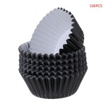 2020 nouveau 100 pices papier cupcake tasse feuille d'aluminium muffin cuisson tasses revtements cupcakes ...