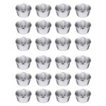 24 pices moules individuels moules  pudding tasses mini moules au chocolat fondu antiadhsif pudding ...