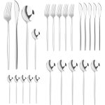 24 pieces couvert couverts de table menagere service de table 6 personnes avec inox fourchettes de table ... 24 pieces couvert couverts de table menagere service de table 6 personnes avec inox fourchettes de table ...