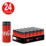 24 x coca - cola zero sans canettes de sucre 0, 33 l une manire