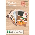 25 cartes betise blague lutin farceur 15x10cm