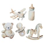 25 decorations table carton little teddy 2. 3 - 6cm