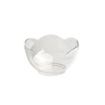 25 verrines rondes mini lotus 6 cl de d. 63 x ht. 35 mm rutilisable, recyclable 100% franaise - transparent ...