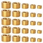 25pcs tuyau tuyau bouchon raccord, 1 / 8 1 / 4 3 / 8 1 / 2 3 / 4 pouces m�le filetage hexagonal interne ...