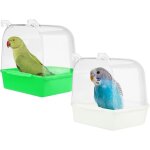 2pcs baignoire pour oiseaux, baignoire bird bain d'oiseau cage baignoire oiseaux baignoire suspendue ... 2pcs baignoire pour oiseaux, baignoire bird bain d'oiseau cage baignoire oiseaux baignoire suspendue ...