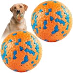 2pcs balle chien, balle chien indestructible, balle pour chien, balle de tennis pour chien, balle tennis ...