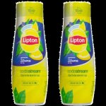 2x lipton ice tea lemon sodastream syrup 440 ml