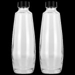 2x sodastream duo 1l carafe en verre