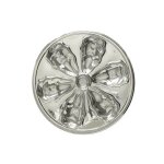 3 assiettes a huitres - argent