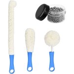 3 brosses de nettoyage awaker et 300 perles de nettoyage awaker, brosse de nettoyage de bouteille flexible, ...