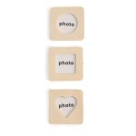 3 cadre photo bois magnet 45x45 3 cadre photo bois magnet 45x45