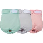 3 couches lavables pour chien femelle, culotte protection confort nappy lors des périodes physiologiques, ... 3 couches lavables pour chien femelle, culotte protection confort nappy lors des périodes physiologiques, ...