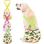 3 couches lavables pour chienne femelle avec bretelles, culotte protection confort couche lors des rgles, ...
