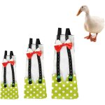 3 couches lavables nou�es (vertes a pois blancs, s / m / l) - con�u pour les poules, coqs et canards