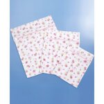 3 filets de lavage roses