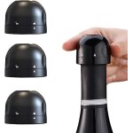 3 paquets de bouchons de champagne, bouchons de bouteille de vin scell�s en silicone r�utilisables, bouchons ...