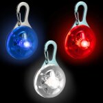 3 pendentifs led lumineux clignotant nuit scurit visibilit pour chien , running, jogging, marcheurs, ...