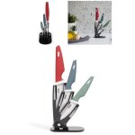 3 pièces set 3 couteaux céramique multicouleurs cuisine professionnelle, couteau de cuisine + support ... 3 pièces set 3 couteaux céramique multicouleurs cuisine professionnelle, couteau de cuisine + support ...
